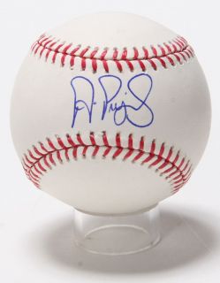 albert pujols autographed baseball jsa certified product details 