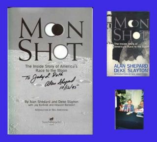 Moon Shot by Alan Shepard Signed / Signed / Inscribed NASA Moonwalker 
