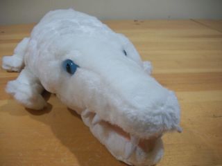 Large White 36 Albino White Alligator Stuffed Toy Plush Animal 