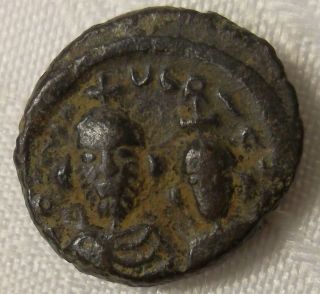   Empire Heraclius 610 641 Ad Alexandria AE 12 Nummis Sear 853