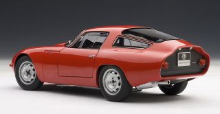 Autoart 70196 1 18 1963 Alfa Romeo TZ Red Diecast Scale Model Car 