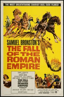 The Fall of The Roman Empire 1964 Original U s One Sheet Movie Poster 