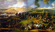 The Battle of Borodino as depicted by Louis Lejeune . The battle 