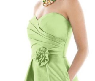 Alfred Sung 496 Bridesmaid Cocktail Dress Pistachio 18