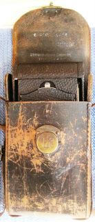 Antique Eastman Kodak No 1A Folding Pocket Camera with Leather Case 