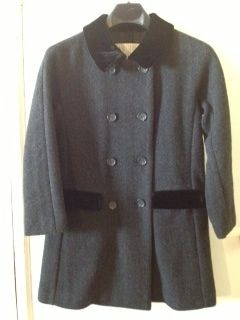 ALEXA CHUNG FOR MADEWELL LYDIA COAT SIZE 4 FALL 2010 COLLECTION GRAY 
