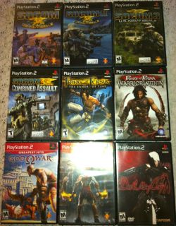 Lot of 9 PlayStation 2 Games All in Excellent Condition