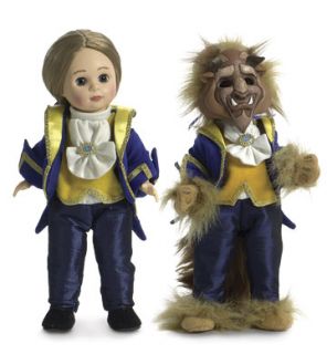 BELLE & BEAST SET by Madame Alexander   NEW Two 8 Dolls  CLOSEOUT 
