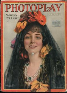 Photoplay Feb 1919 Woman Tied to Chair Silent Film John Barrymore 