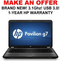HP Pavilion G7 2022US 17 3 Intel Core i5 2450M 3 1Ghz 6GB 750GB USB3 0 
