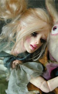 Forgotten Doll Alice White Rabbit by Nicole West