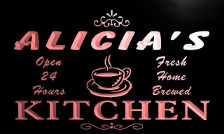 PC152 R Alicias Personalized Kitchen Decor Neon Sign