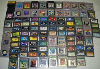 100 Nintendo Game Boy Color Advance Games Mario Land Tetris Mortal 