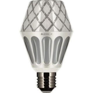 Alessi Low Energy Light Bulb Vienna Silver 7W E27 Screw Cap Bulb New 