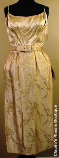 1950s Alfred Shaheen Dress w Original Tags Bust 33