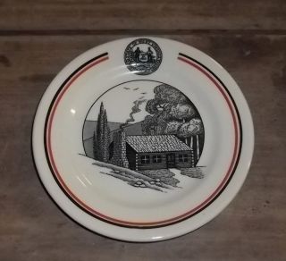 Vintage Restaurant Ware Carr China West Virginia State Parks Souvenir 