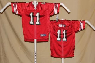 Alex Smith San Francisco 49ers Reebok Equip Jersey Youth Large Red 