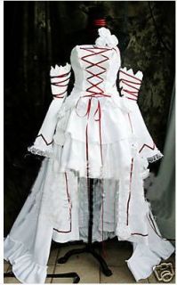 Pandora Hearts Alice White Party Dress Cosplay Costume