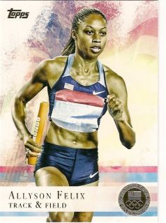   Olympic Team Gold Medal Parallel 66 Allyson Felix Track Field