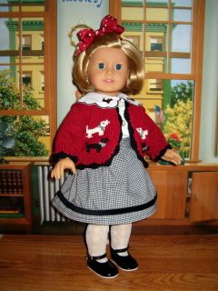   Clothes Sweater Skirt Blouse Fit American Girl Doll 18 Molly