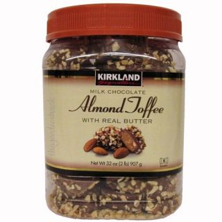 lb Kirkland Milk Chocolate Almond Toffee Butter Roca Candy