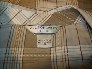you are viewing a button up shirt by allison daley please see 