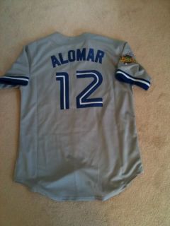 Roberto Alomar 93 World Series Blue Jays Jersey Size 48