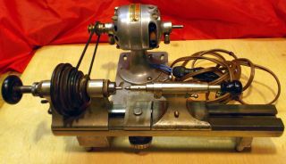 Wolf Jahn watchmakers,Jewelers Lathe,H B Motor,Borel stand, Just 