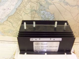 NEW GUEST BATTERY ISOLATOR MODEL 2402 W/ INSTALLATION HARDWARE BRS 