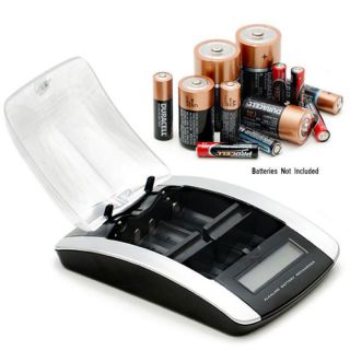 Alkaline Battery Recharger for AAA AA C and D Size Batteries