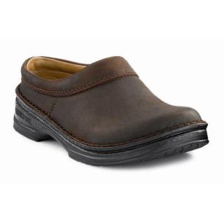Footprints by Birkenstock Mens Alton Waxy Brown Leather Clogs Shoes 