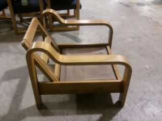 70s Mod Alvar Aalto Like Bentwood Sofa Arm Chair