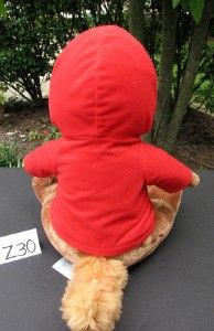 EUC Plush 12 ALVIN and the CHIPMUNKS w/Red Hoodie Build A Bear 
