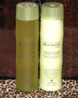 Alterna Bamboo Luminous Shine Shampoo Conditioner Set 8 5 oz Each 