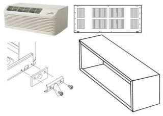 Amana PTC093E35AXXX 8,700 BTU PTAC Air Conditioner w/ Heat Sleeve and 