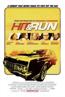 HIT AND RUN MOVIE POSTER 2 Sided ORIGINAL 27x40 BRADLEY COOPER