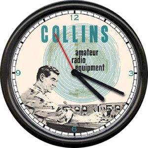 Collins Amateur Radio Equipment Hamm Radios Retro 1950s 1960s Sign 