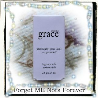 Philosophy Amazing Grace Fragrance Solid 09 oz NIB