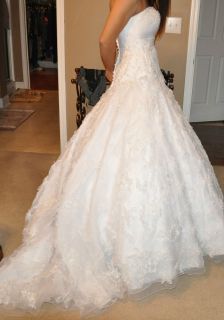 Allure Bridals Wedding Gown Dress Size 10 White Retail $2000