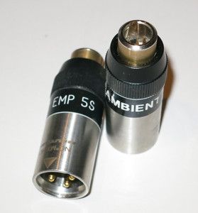 Ambient EMP 5S XLR to Lavalier Mic Adapters for Sound Devices 