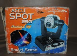 Two American DJ Accu Spot 250 Lighting Both in Boxes 3 82055 56 