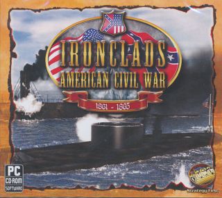  American Civil War 1861 1865 Iron Clads Naval Combat Sim PC Game 