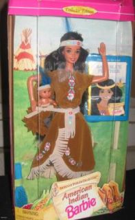 1995 American Indian Barbie Collector Edition American Stories 