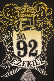 Ezekiel T Shirt Black Yellow Emblem 92 Company Logo L