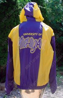 University of Michigan Starter Pullover Jacket Sz S