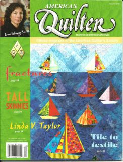 American Quilter Magazine Summer 2006 Vol 22 No 2 Foundation Pieced 