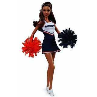 New Auburn University Barbie Doll African American