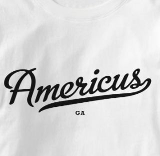 Americus Georgia GA Metro Hometown Souvenir T Shirt XL
