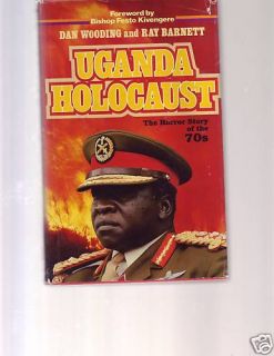 Uganda Holocaust book Idi Amin HARDCOVER w DJ