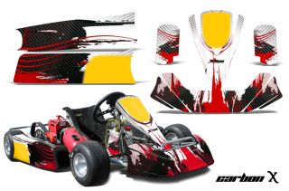 AMR Racing Graphic Decal Kit Paul Tracy Pkt Kid Jr Kart Cadet Part 